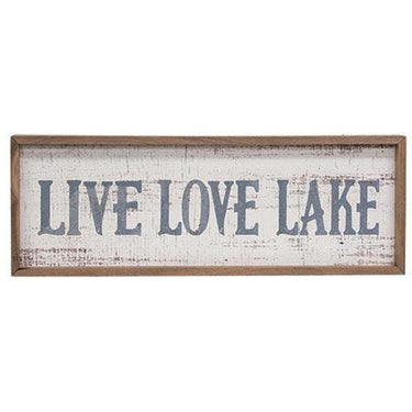 Live Love Lake Framed Print - The Fox Decor